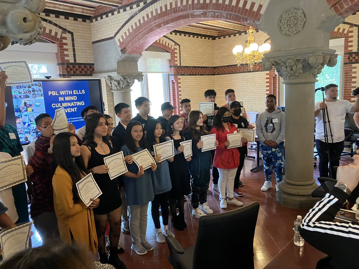 morrisknights's tweet photo. Proud of our 8th Gr. Scholars who were invited to Tweed by the Division of MLLs to share their social action project on immigration. #empower #studentvoice #MLLs @KOJO_CAMP @MrsChiappone @DrMarionWilson @CChavezD31 @christineloug14 @DOEChancellor @is61ufttc https://t.co/emcb97lgWW
