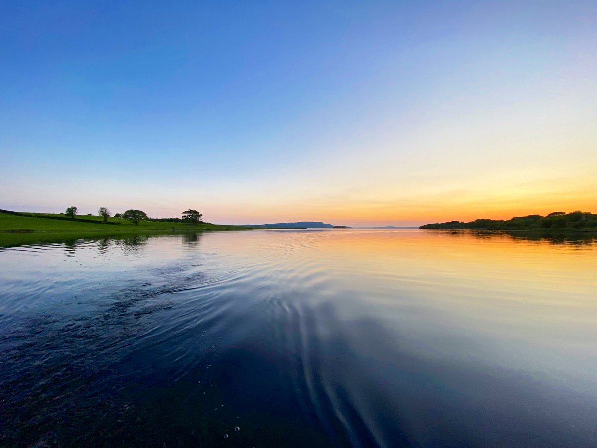 Sunset over County Fermanagh this evening..