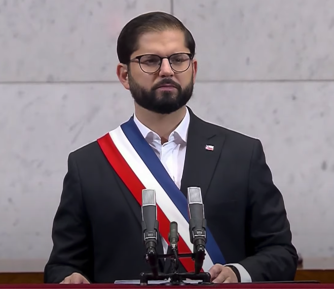 #Chile 🇨🇱 → <a href="/DESCA_CIDH/">#REDESCA</a> y <a href="/GtpssOea/">GTPSS | OEA</a> saludan la especial mención hecha por el Presidente <a href="/GabrielBoric/">Gabriel Boric Font</a> en el marco de su Cuenta Pública, a la ratificación del Protocolo de San Salvador por parte del Estado chileno, en 2022. Estamos deseando cooperar en su implementación efectiva.