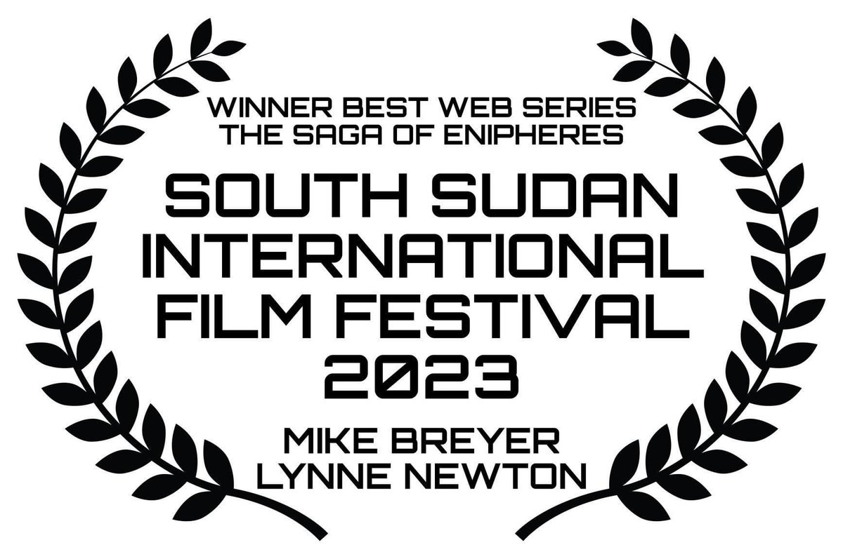 MikeBreyer's tweet photo. Thrilled to announce that The Saga of Enipheres has won Best Web Series at the South Sudan International Film Festival!  We are so grateful to the festival jury for this honor. 🏆
#filmfestivalwinner #bestwebseries #thesagaofenipheres #mikebreyer https://t.co/z18cZWopMs
