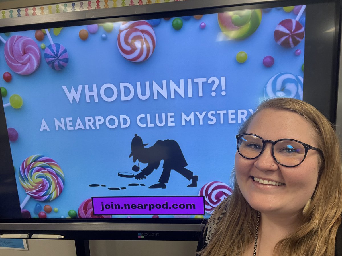 Excited to share new ways to use <a href="/nearpod/">Nearpod</a> to incorporate student driven and inquiry based activities <a href="/KleinDigiLearn/">Klein ISD Digital Learning</a> EMPOWER Conference! Thank you <a href="/AngelaGreene12/">✨Angela Greene✨</a> for the awesome ideas and candy theme! 🕵️‍♀️🍭🍬