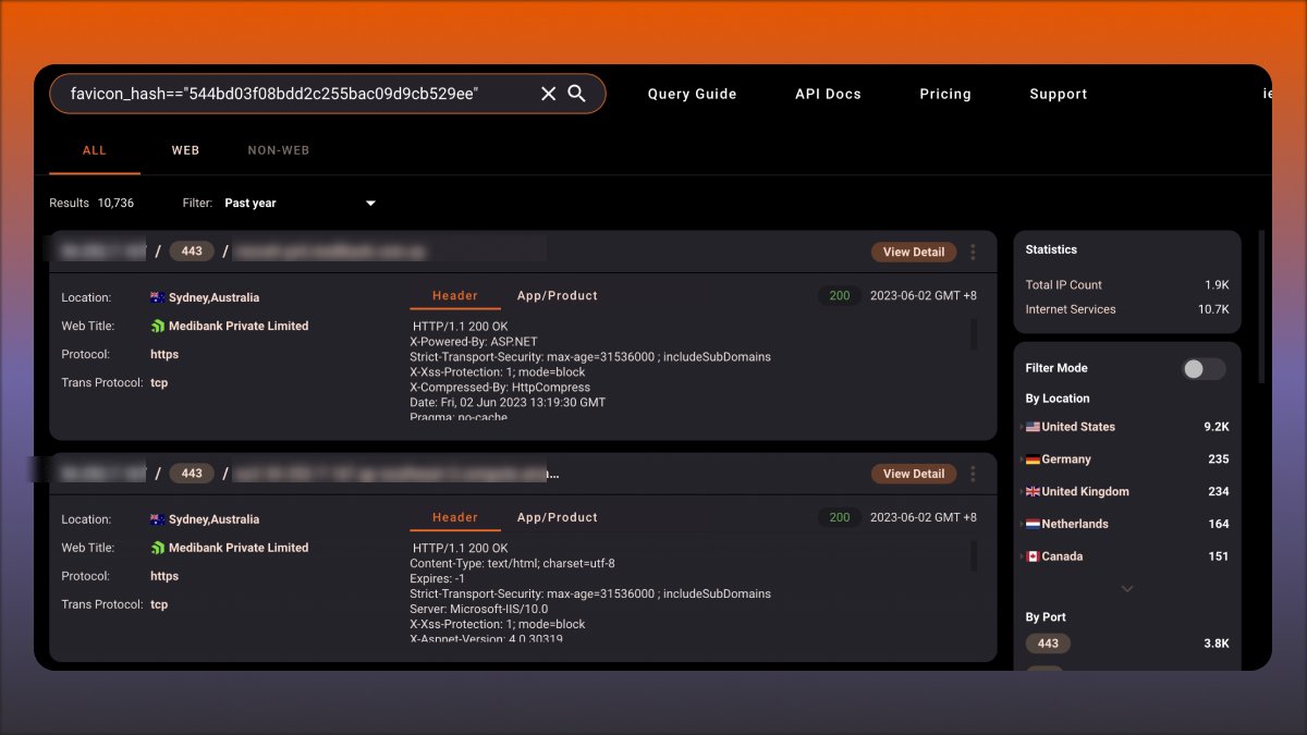 HunterMapping's tweet photo. ⚠️Warning CVE-2023-34362 #MOVEIt Transfer #0day-day vulnerability. ⚠️
Take immediate action as noted here https://t.co/pGAlO0Gd1q

Search Link 💡:https://t.co/WYNVBTCzzn

Dorks on other platforms: 
1⃣Shodan: http.favicon.hash:989289239
2⃣FOFA: icon_hash="989289239" https://t.co/BdPiGyArj6