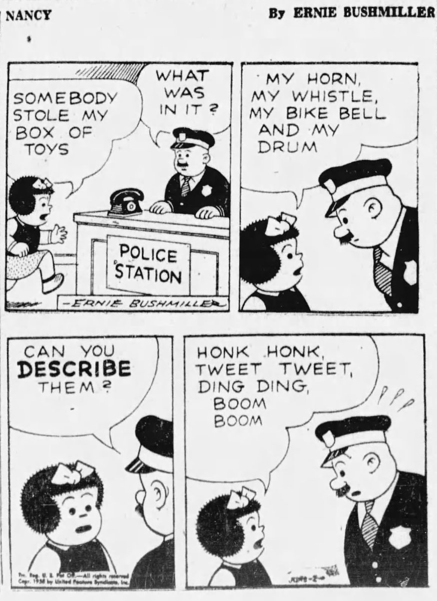 Nancy Comics by Ernie Bushmiller tweet media
