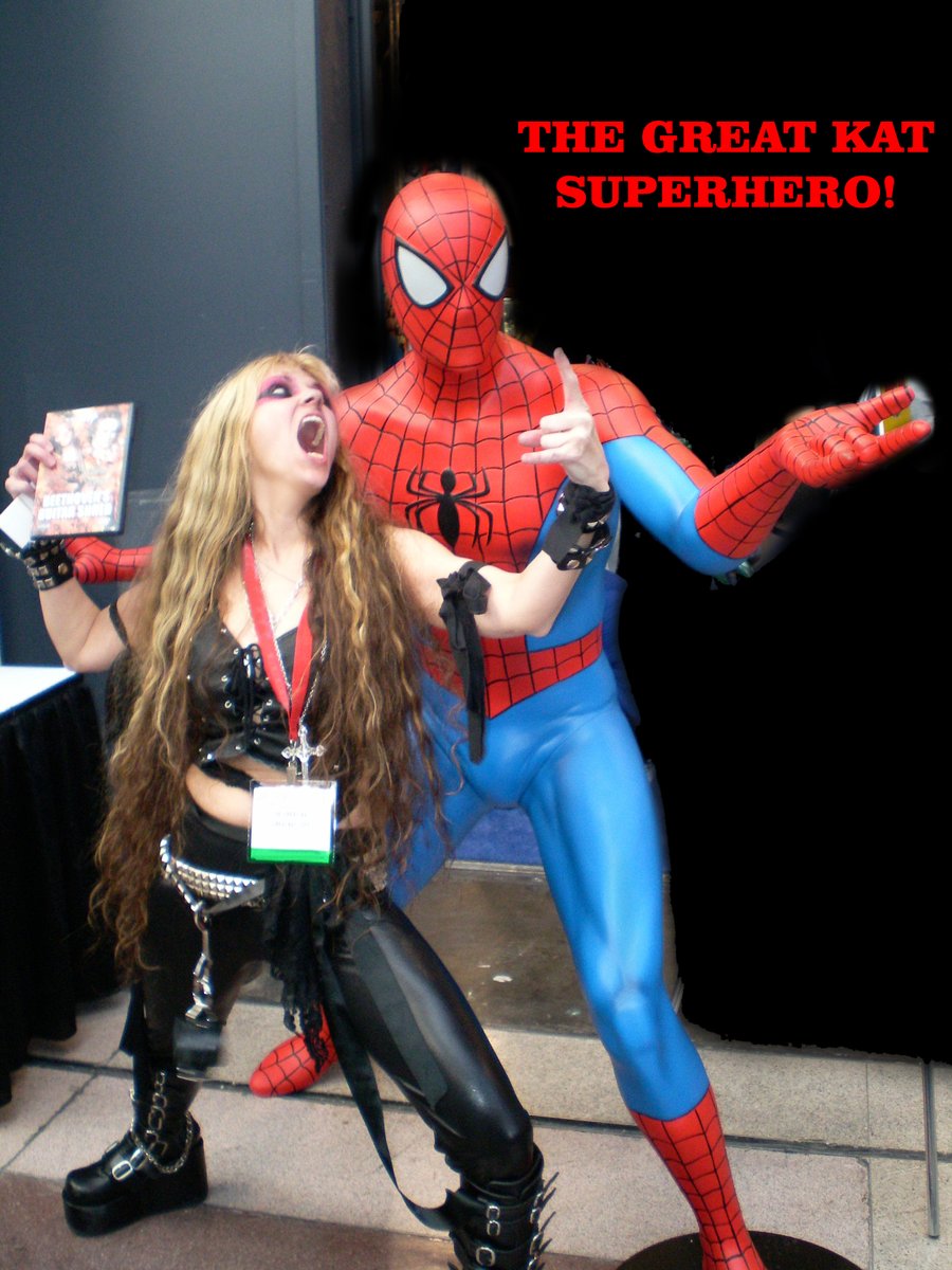 THE GREAT KAT/BEETHOVEN on Twitter: "THE GREAT KAT SUPERHERO!! HOT KAT 8x10 GLOSSY COLOR PHOTO