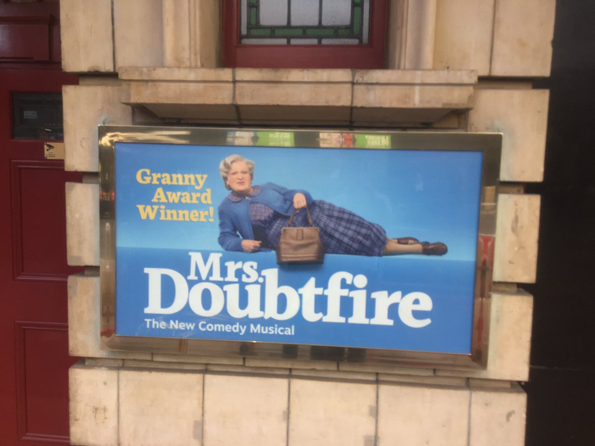 JamesJordan2022's tweet photo. Wow! @DoubtfireUK is an absolutely stunning piece of theatre! Catch it if you can! @TheGabrielVick is an incredible performer and every member of the cast shines. @lauratebbutt @CarlaDixonHern @Sam_Edwards1 @stupidalfred1 @MarcuscollinsUK @kellyagbowu #IanTalbot Amazing! 🎭 https://t.co/wWBC9pptDY