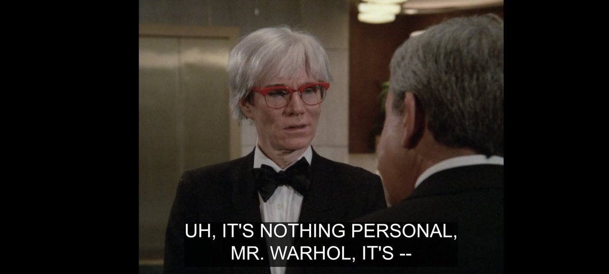 Andy Warhol was on the episode of The Love Boat I just saw on @PlutoTV