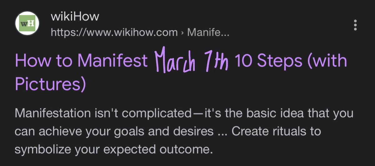 timelymarch7th's tweet photo. HOW TO MANIFEST MARCH 7TH: 10 steps (with pictures) https://t.co/ibN5Jc2HMs