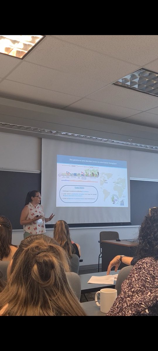 Chloe_pzt's tweet photo. Cette semaine s'est déroulée à Québec le colloque conjoint Ecobim-ECOTOQ. Merci au jury @ecoto_q - @Ecobim2 de m'avoir attribué le 1er prix de la présentation affiche catégorie Maîtrise ! 🚢🦠 Ce fut un plaisir de participer à ce colloque !
#ECOTOQ #Ecobim #Ecotoxicologie #UQAR https://t.co/aWtvPH72j3