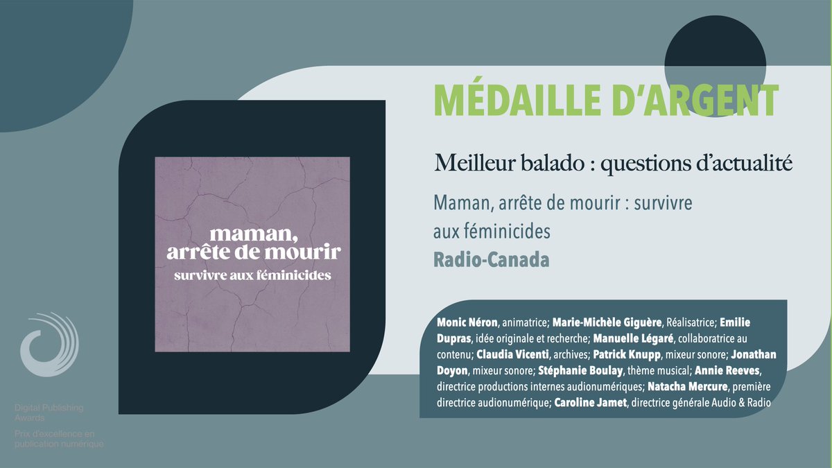 Digital Publishing Awards 🇨🇦 tweet media