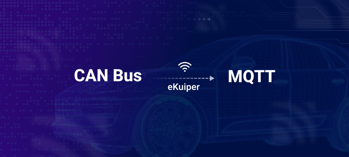 EMQTech's tweet photo. Widely used in #automotive and #IIot, CAN bus enables multiple devices interacting within a single network. Solutions for bridging signals from CAN bus to #MQTT is crucial. Here is one! Implemented via #eKuiper, open-source #edge streaming #SQL engine 👉 https://t.co/7FBw9QnBpj https://t.co/qAkg6hAuwq