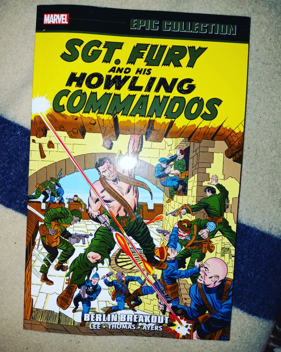 devastation79's tweet image. finally.
#marvel
#EpicCollection vol.1
#SgtFuryAndHisHowlingCommandos
ordered this tpb a while back &amp;amp; its finally mine..#read #readcomicbooks