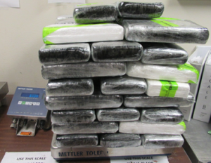 CBP officers at Hidalgo International Bridge seized 50 packages of cocaine from a commerical bus arriving from Mexico. The narcotics weighed 132lbs with a street value of over $1.7M.

READ: go.dhs.gov/4Bn