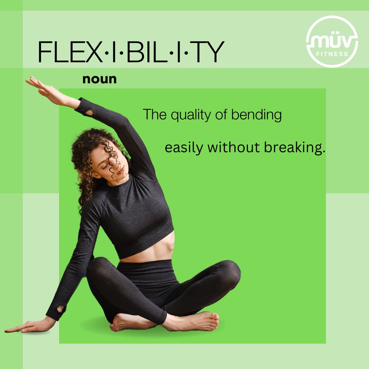 Flexibility is an integral part of fitness! If you're flexible, you're much less likely to be injured during your workout.

#flexibility #workout #fitnesstips #workouttips #fitnessgym #yoga #stretching