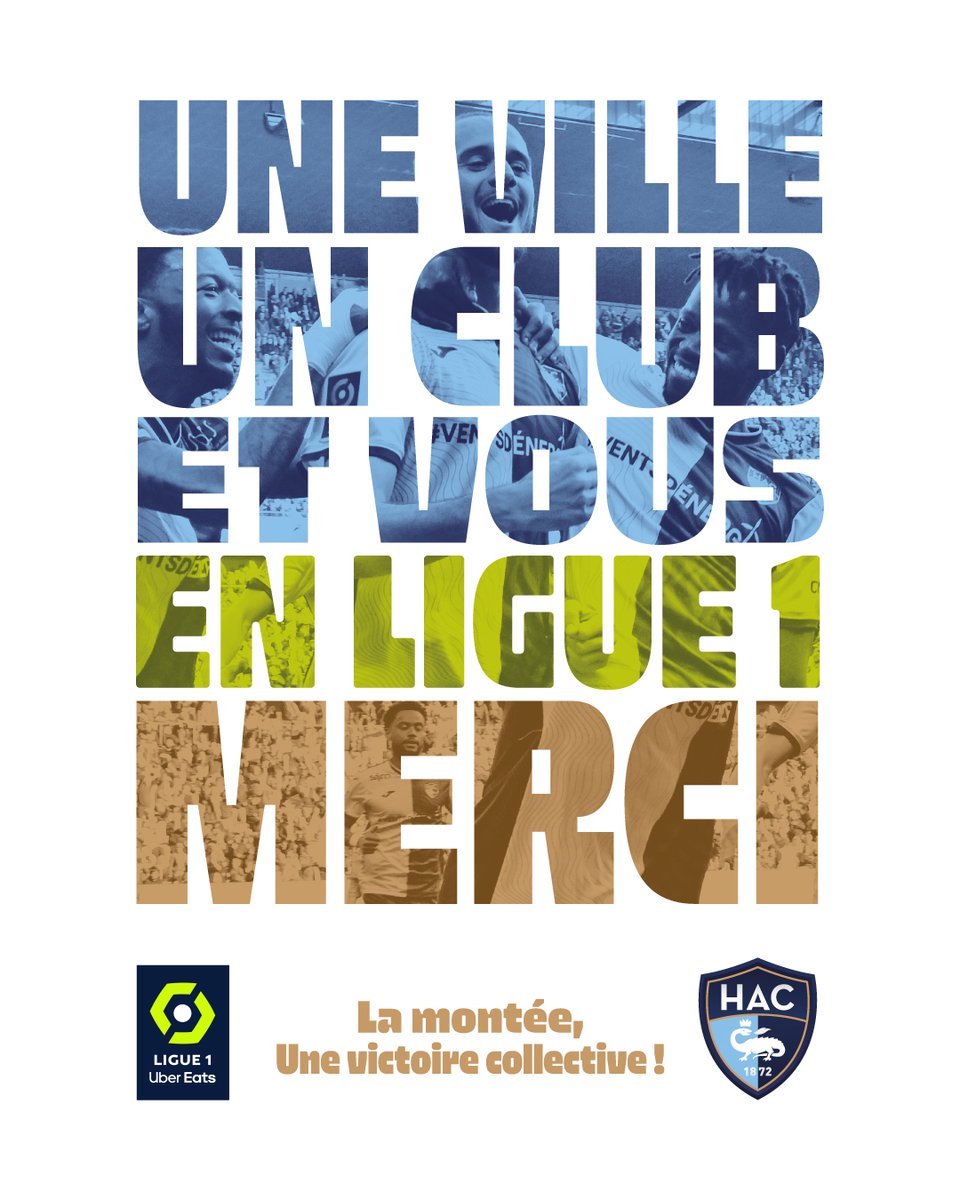 𝗟𝗲 𝗛𝗔𝗖 𝗲𝗻 𝗟𝗶𝗴𝘂𝗲 𝟭 ! 💙

Parce que cette montée, c’est aussi la vôtre. Merci pour votre soutien, votre présence depuis toutes ces années !

Une victoire collective ! 🤝