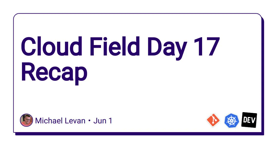 Link: Cloud Field Day 17 Recap @HYCUInc @MorpheusData @RackNGo @Zerto @Couchbase @JetStreamSoft @TheNJDevOpsGuy #CFD17

tfd.bz/3WIKria