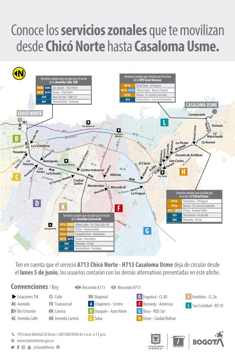 TransMilenio's tweet photo. 🚌 Si te encuentras en Chicó Norte y deseas llegar a Casaloma Usme, ¡no te preocupes! Hay diferentes  zonales que te llevarán a tu destino.  

🗺️🚍 ¡Haz clic aquí para conocerlas! 👉 https://t.co/puVGRbD9Q0 https://t.co/7Hv4bIRndz