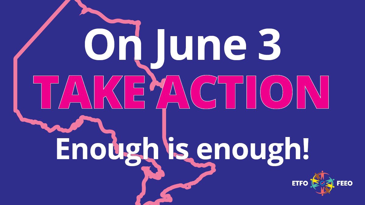 KarenAMBrown's tweet photo. Tomorrow , June 3, I will be on the streets with parents and workers to take action and issue our collective demands on the Ford government because #EnoughIsEnough! Join an action near you https://t.co/aNipIUQqRd #onpoli https://t.co/QHh3xYaTVe