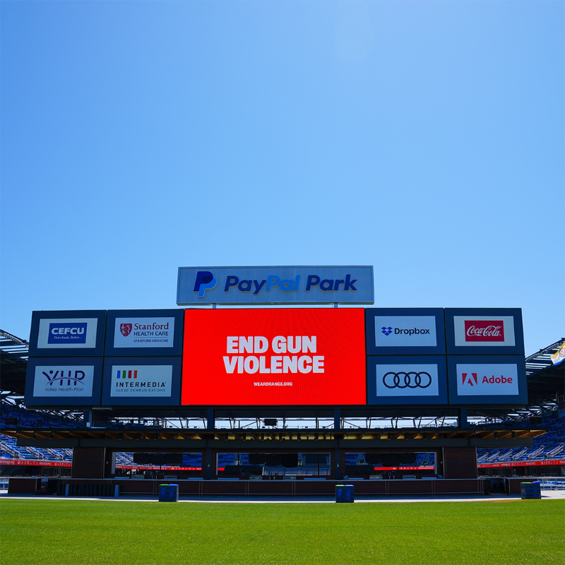 SJEarthquakes's tweet photo. Today on National Gun Violence Awareness Day, the Quakes #WearOrange in honor of the lives lost and those impacted every day by gun violence.

Click here to learn more about Orange Weekend &amp; how you can help prevent gun violence.