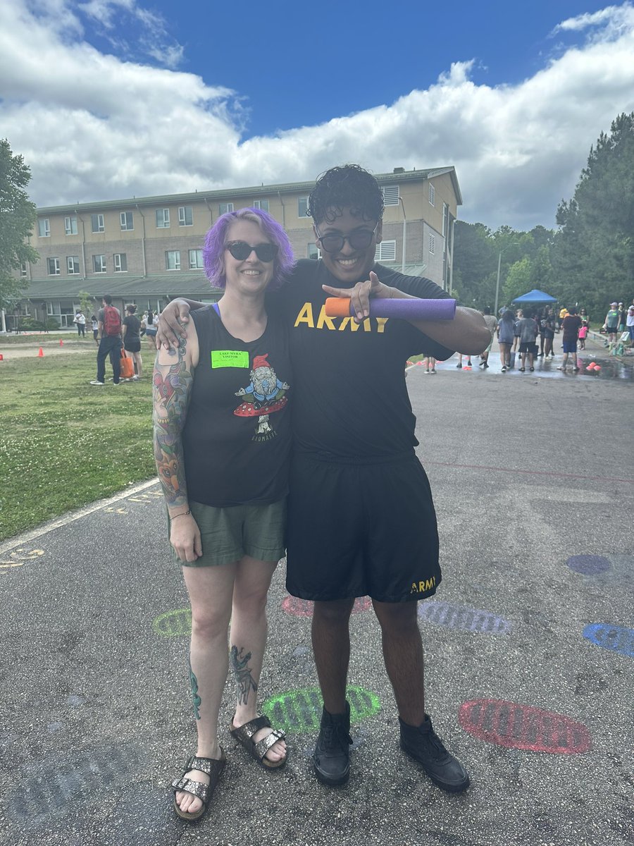 Our <a href="/KnightdaleHS/">Knightdale High</a> JROTC students help out every year the <a href="/lakemyra/">Lake Myra Elementary</a> field day and I love it! This is my daughters last year at the lake and she has made so many great memories there.