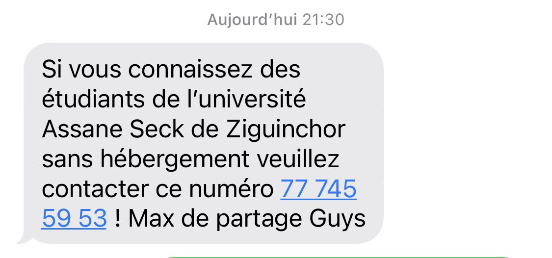 L’université Assane Seck de Ziguinchor a été attaqué il y’a environ une demi heure. Max de Rt pour aider les étudiants qui n’ont pas de famille à Ziguinchor 🚨🚨🚨✊🏾

#FreeSenegal 
@ElhadjiKandji1 
@Eumsid1 
@Nabyleu 
@beniii666 
@KinG_MbenGa 
@MamyKa9 
@Gunmoriginal