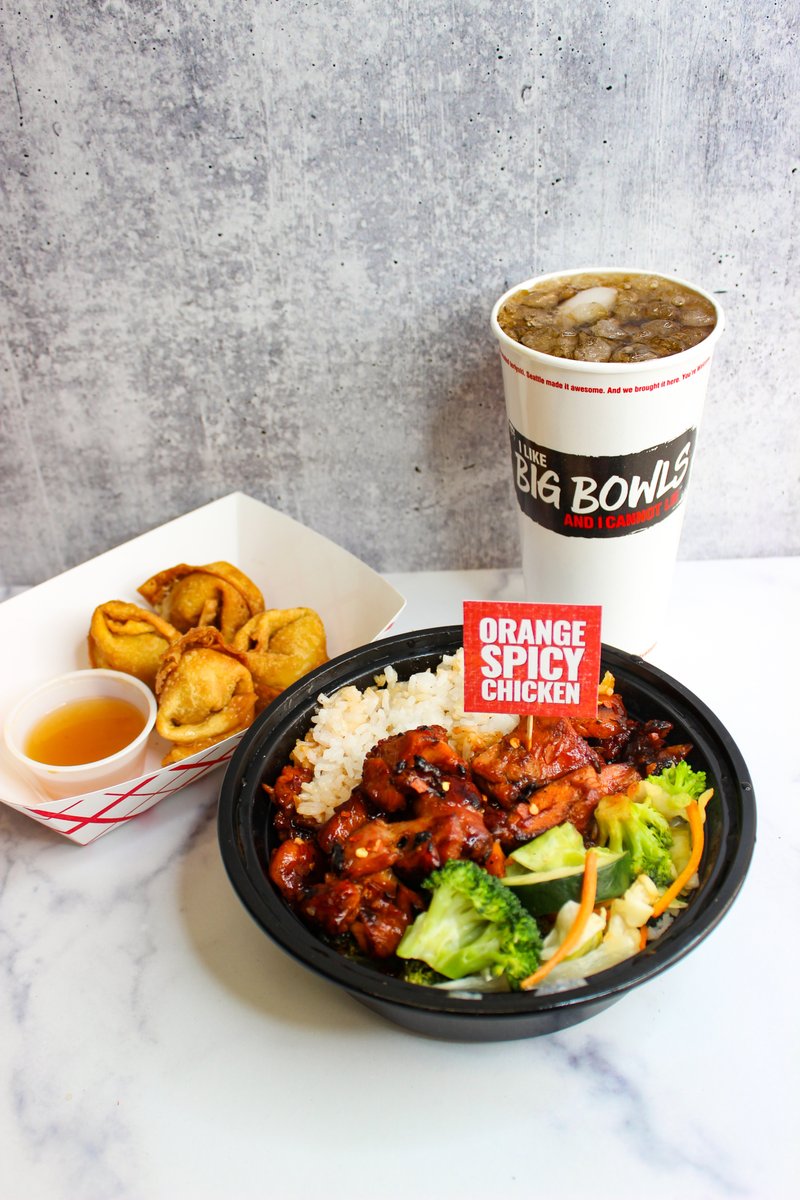 When life hands you oranges, we turn them into a fiery flavor-packed Orange Spicy Bowl! 🍗🔥 It's like a secret society meeting of flavors, where our famous Spicy Chicken gets cooked in our irresistible Orange Chicken sauce. Don't miss out on this hidden gem from our not so...