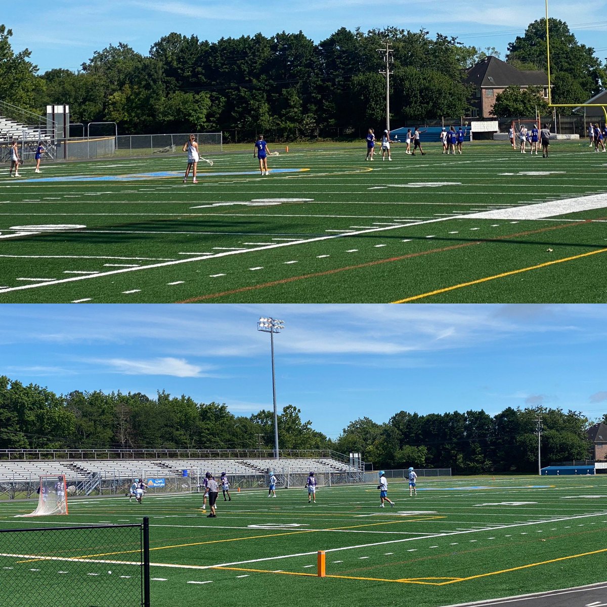 A great day for FC athletics. In their inaugural seasons, both lacrosse teams hosted a state quarterfinal game. #PatriotPride #WeRFC