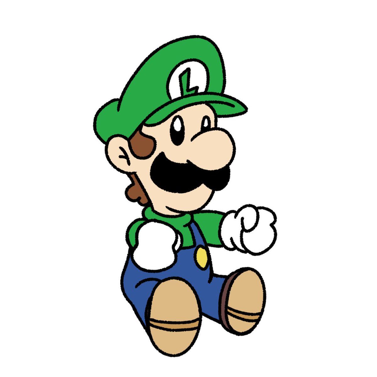 There was a Luigi trend that I missed a while back….anyway here’s a silly little weegee for your timeline