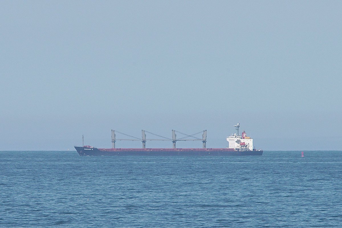 johnmorgan726's tweet photo. The POCHARD S, IMO:9363314 en route to Norfolk, Virginia, flying the flag of Liberia 🇱🇷. #ShipsInPics #GeneralCargoShip #PochardS https://t.co/fwerOl3jCE