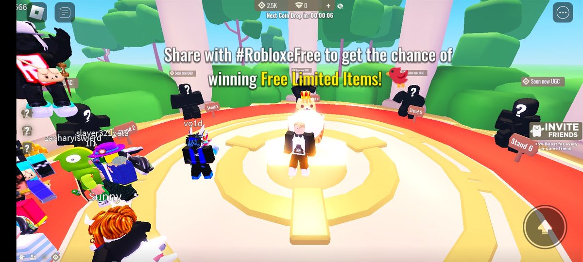 RaeeRamin's tweet image. #RobloxFree I am there
