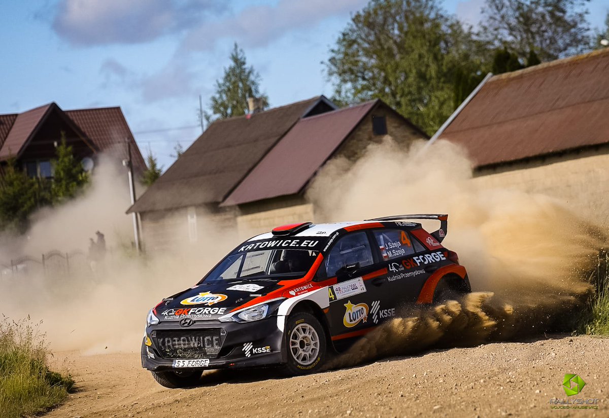 SzejaRallyTeam's tweet photo. Załoga Szeja / Szeja kończy 1. dzień #Rajd #Podlaski na 2. miejscu w klasyfikacji generalnej! #GKForge @totalizator_sp #LOTTO #WygrywamyRazem #KibicujzLOTTO #KSSE #Katowice #Szeja #Hyundai #rally #rajd #rajdy #motorsport https://t.co/jlg6MC9QAx
