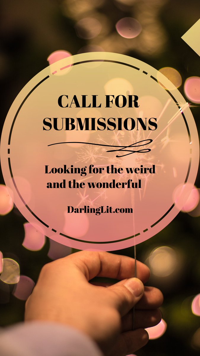 DarlingLit's tweet photo. Darling Lit is officially open for submissions! We want to read your  speculative fiction, fantasy, sci-fi, horror, nonfiction, poetry, and craft essays. Send us work about what makes life amazing and what makes life hard. Find our website in the bio! #Literature #literaryjournal https://t.co/sVC4PCRowl