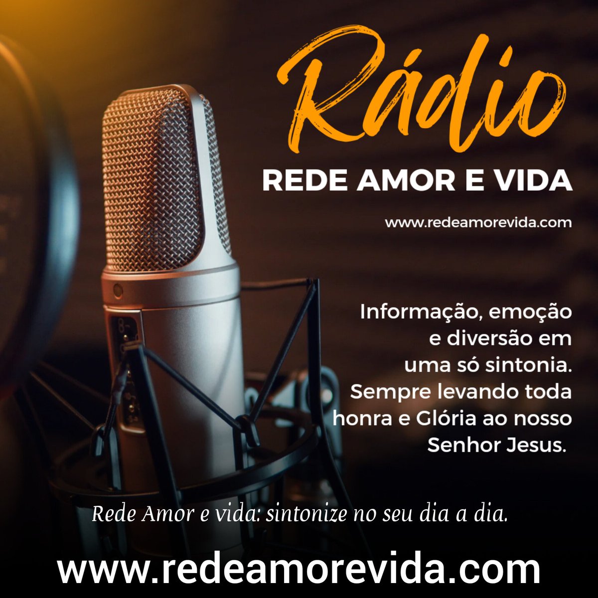 Rede Amor e Vida levando o melhor da música gospel. redeamorevida.com  #fozdoiguacu #musicagospel #redeamorevida