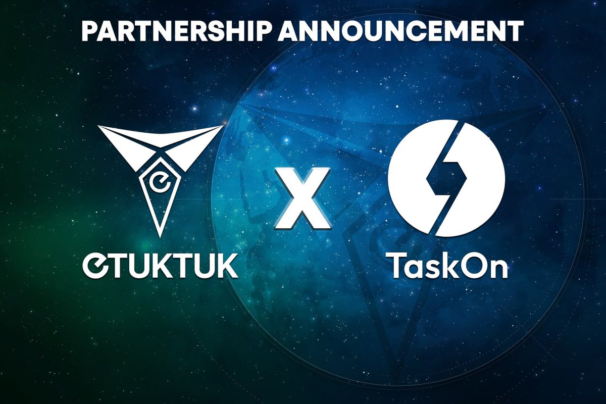 eTukTuk is excited to announce a new partnership with <a href="/taskonxyz/">TaskOn | Ultimate Web3 Community Growth Platform</a>, the Web3 Collaboration Platform. 🤝

We'll have further announcements, competitions and much more soon. 🎯