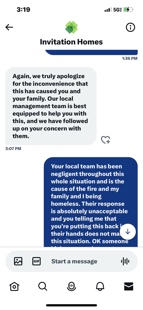 tamik8255's tweet photo. @InvitationHomes your response is completely unacceptable! Your telling me you have put this into the same hands of the management team that was negligent in the first place! @azcentral @azfamily @FoxNews @FOX10Phoenix @ArizonaNewsnet https://t.co/klTRI14ul7