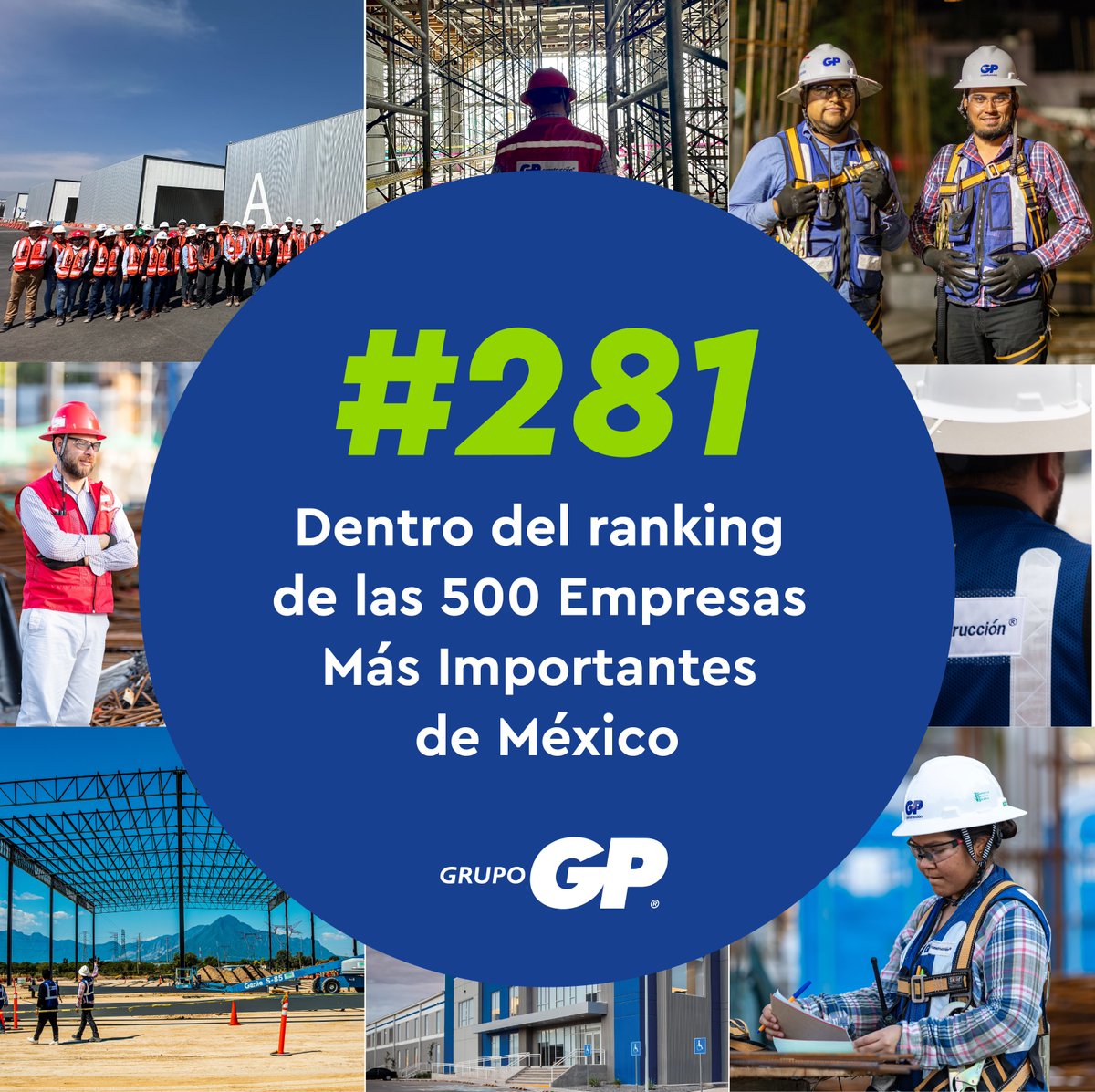 gp_construccion's tweet photo. Muy contentos de que Grupo GP forma parte de las 500 Empresas Más Importantes de México.🇲🇽

#Las500Expansión #GrupoGP #GPConstruccion https://t.co/iWYTqWgyAJ