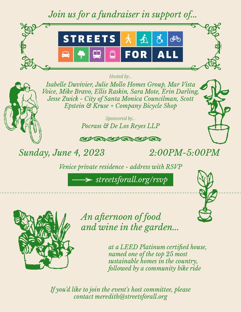 JimPocrass's tweet image. This Sunday is a Streets for All fundraiser. We are proud to sponsor the event because these people have been getting things done! Hope to see you there. #StreetsForAll