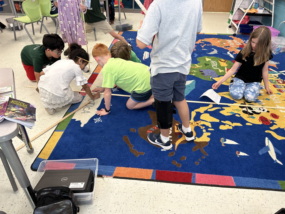 Challenged ourselves this week by solving Fermi problems in math. Great way to stretch our brains! ⁦<a href="/WhiteOaksES/">White Oaks</a>⁩ ⁦<a href="/fcpsaap/">FCPS AAP</a>⁩