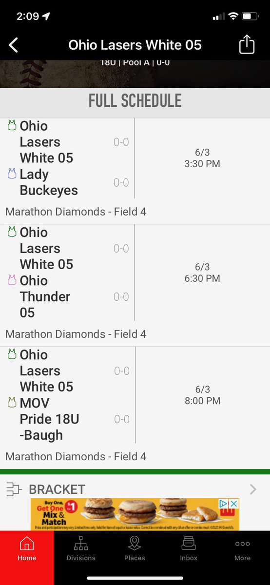 Uncle Charlie’s Tournament in Findlay! Come out and enjoy the sun and some Softball!