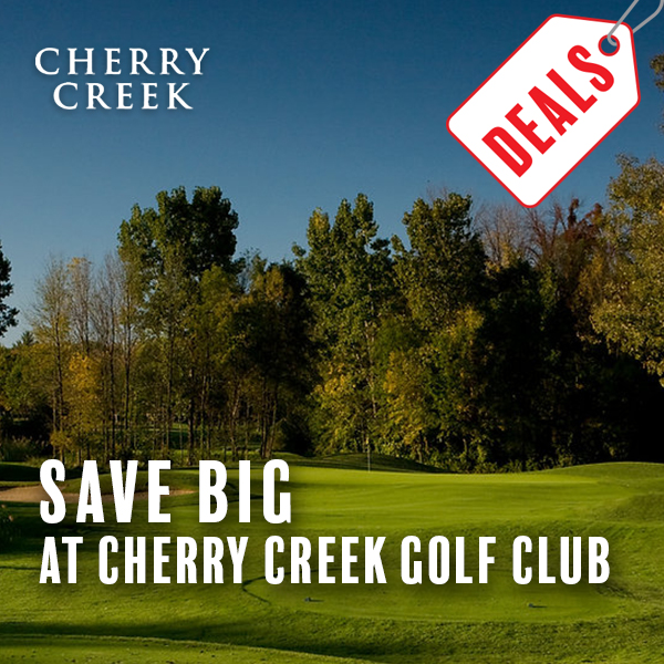 Daily Deals now available at Cherry Creek Golf Club in Shelby Township, Michigan. Book now on the Cherry Creek bit.ly/3oMTcLK #cherrycreekgolfclub #michigangolf #dailydeals #playgolf #savebig #golf #golfdeals #teetimedeals 🏷️👍⛳🏌️