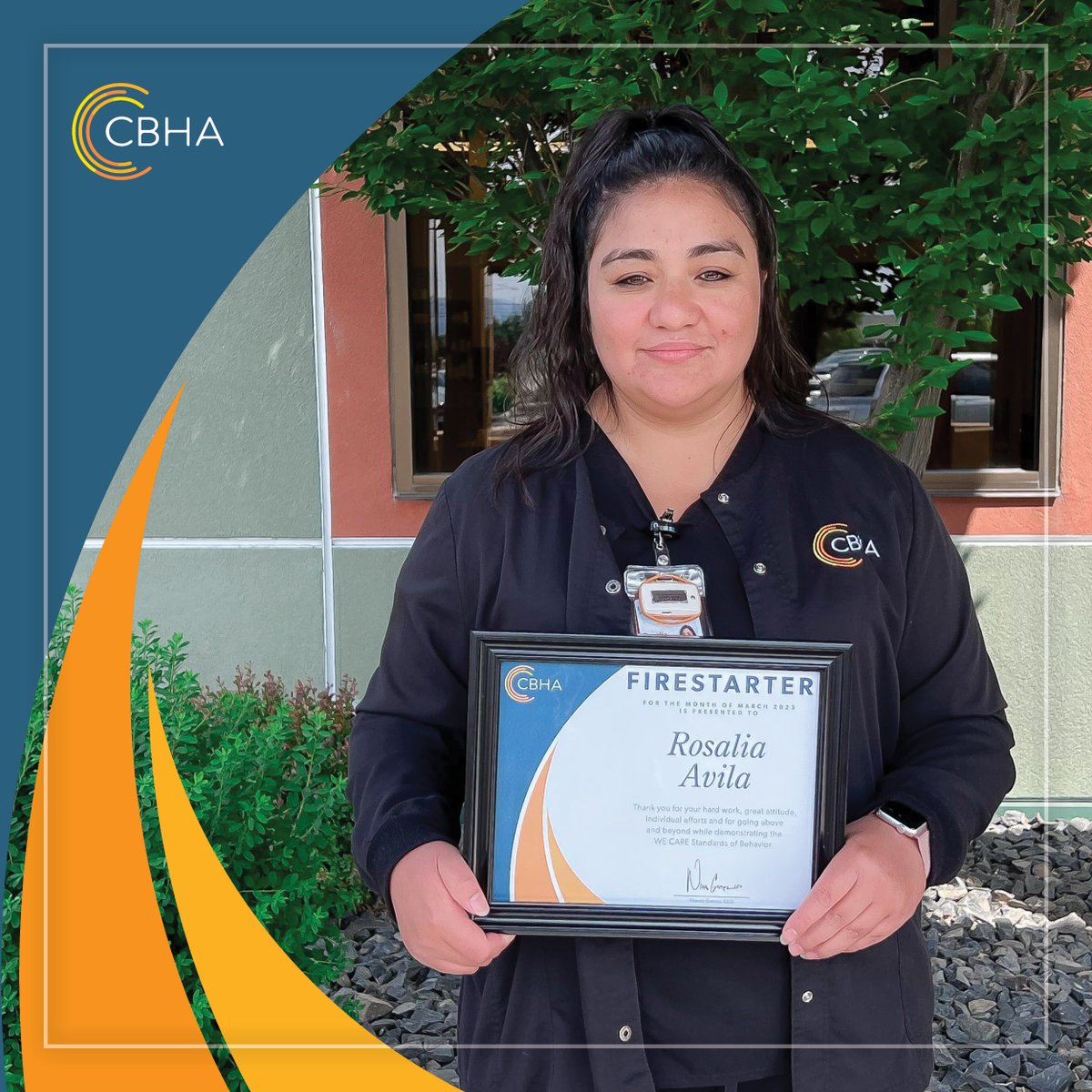 CBHA_WA's tweet photo. Join us in congratulating Rosalia Avila on her Firestarter Award!

Rosalia is our Dental Support Coordinator at our Wahluke Clinic. She is a leader who is humble, kind, respectful, and is respected by her peers.

Get to know more about Rosalia: https://t.co/W0N6sXVvh9 https://t.co/lMB5iu5R1m