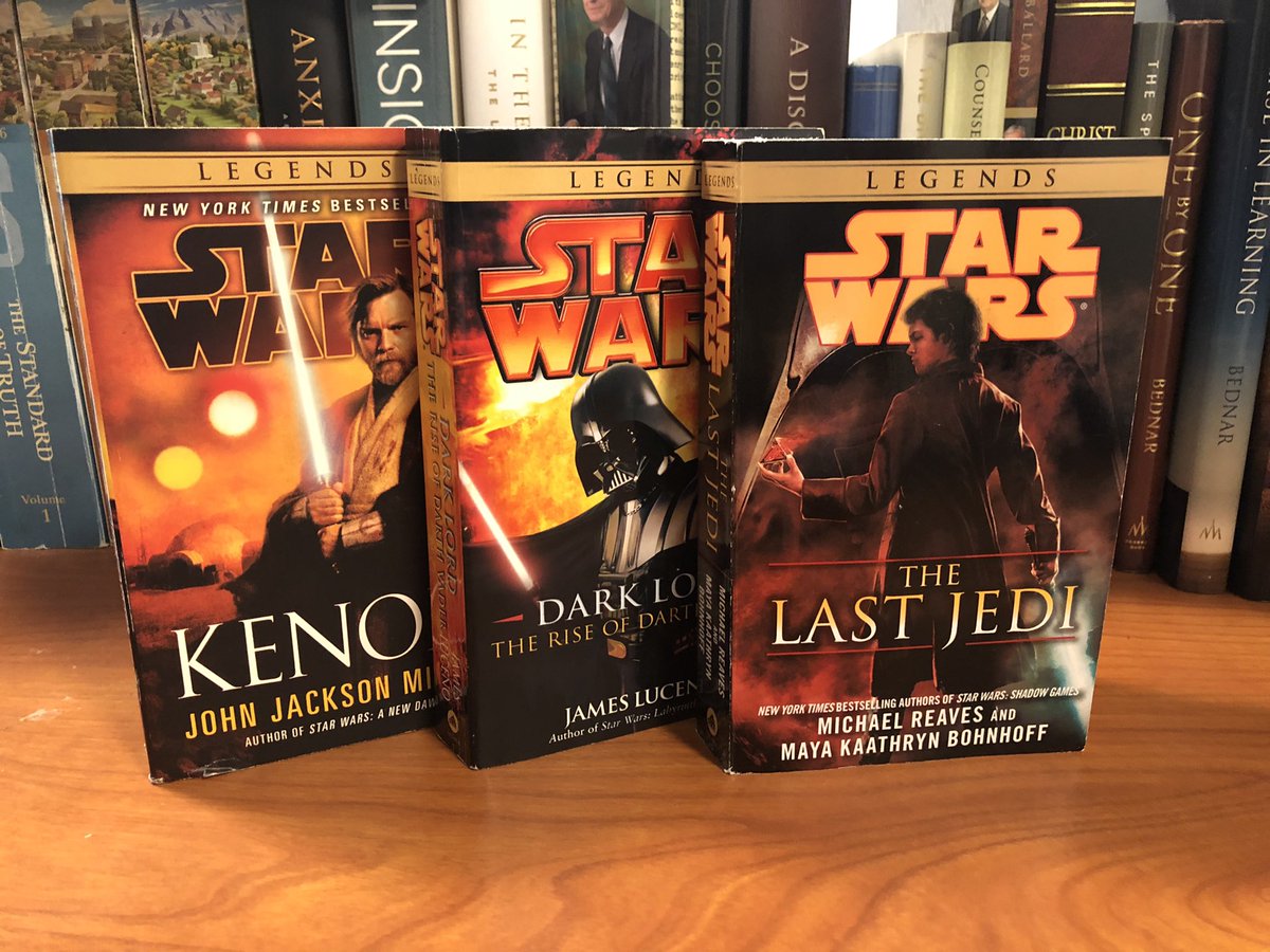 prezstar2's tweet image. For anyone who was disappointed in the Kenobi series or The Last Jedi then I’d highly recommend these books. Action packed, cohesive stories. #StarWars #ExpandedUniverse
