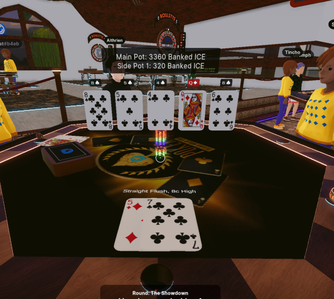 Testing out banked ice cash tables today! You know Donboss had to bring the heat at the tables😂
<a href="/DecentralGames/">Decentral Games</a> #icepoker