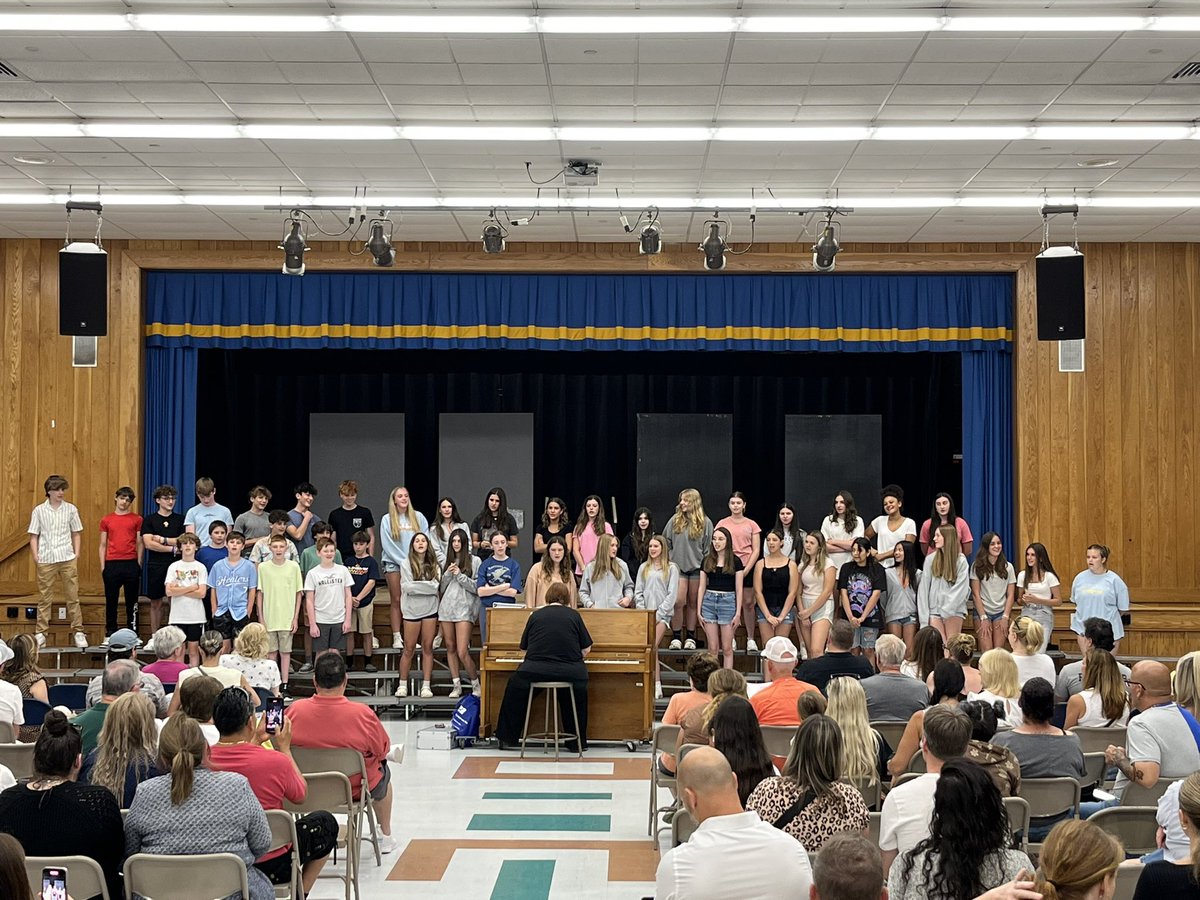 It’s always a great night for a concert at Bayshore! Great job by our chorus director Ms. Conover and all our student performers.
