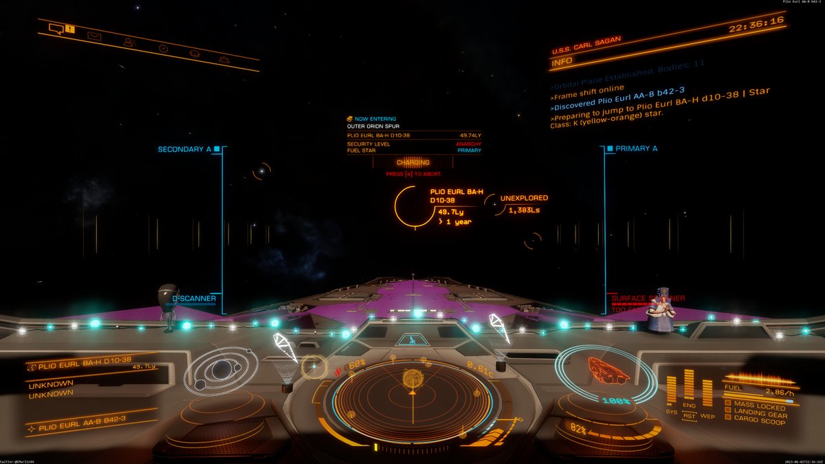 CMurlin99's tweet photo. I have left the bubble.

#elitedangerous #exploring https://t.co/FL5kHVp4Sn
