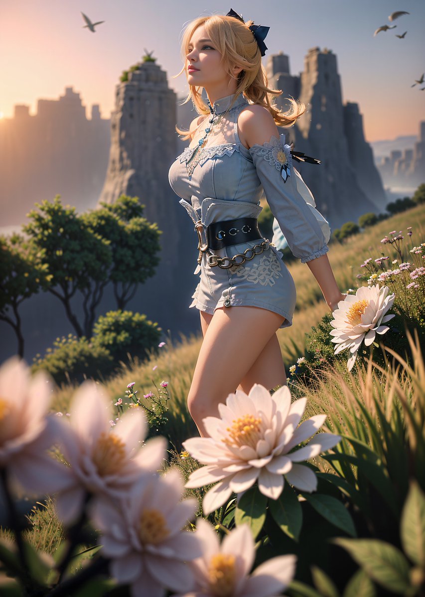 digimuseAI's tweet photo. Enjoying the sunset walk

#Genshinlmpact #genshin #JeanGenshin #AIart #cosplayer #cosplayergirl #videogames #girl https://t.co/v8T4n7VuwT