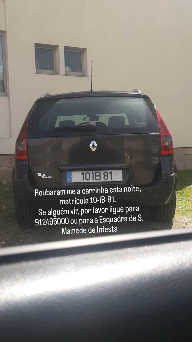 bruno_sfm's tweet photo. Roubaram me a carrinha na noite passada na zona de Monte dos Burgos, se alguém vir algo que me ligue para o 912495000 ou para a polícia. https://t.co/CxBGaBtjb1