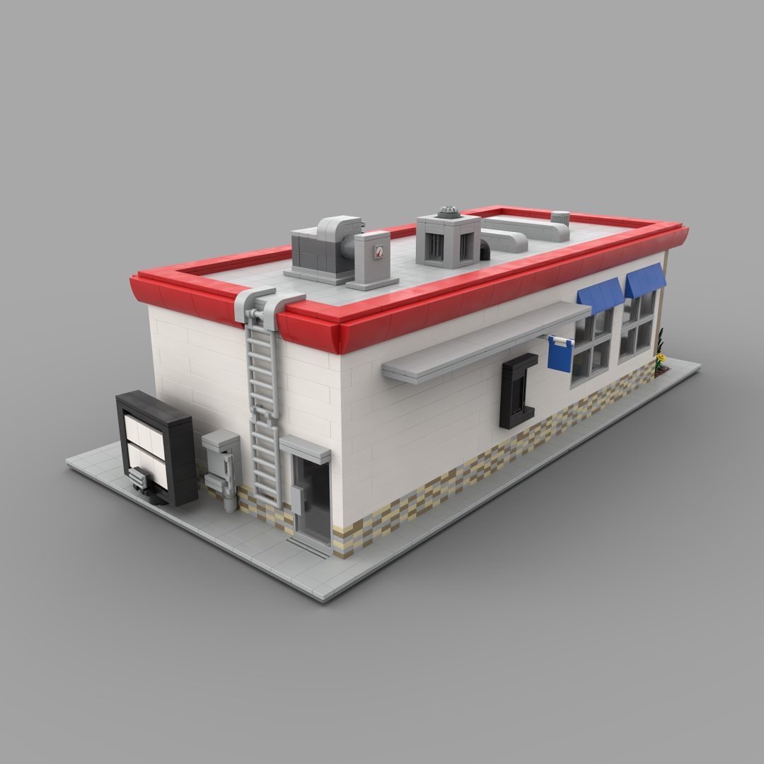 LEGO Restaurant based off of a Burger King (Hungry Jacks in Australia) 🍽️🍔