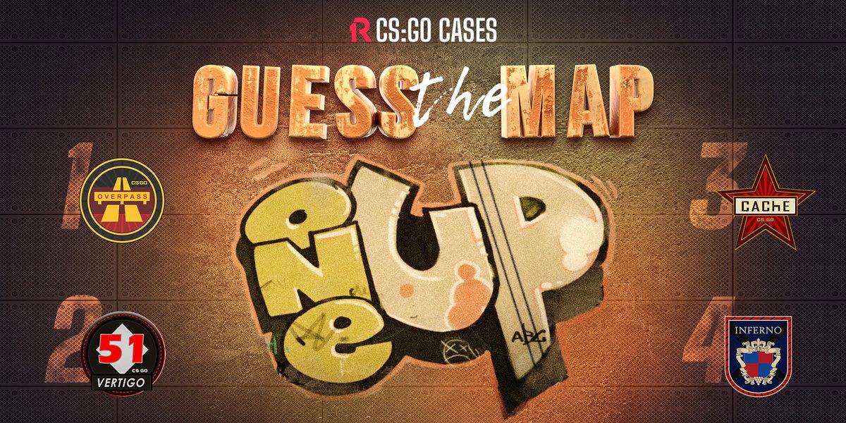 r1_skins's tweet photo. We suggest you Guess the Map that has this element and get a BONUS! 🤑🔥

There are answer options under the numbers! Write your answer below! ⚡

Between the right answers we run 24h GIVEAWAY for BONUSES! 🎉

Write the number + Like &amp; RT to join 🍀
#csgo #csgogiveaway #csgoskins https://t.co/wL4A4KgG03