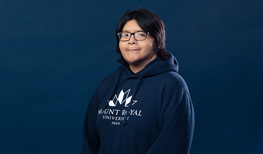 Graduate Feature: Spirit River Striped Wolf, who is graduating with a Bachelor of Arts — Policy Studies. He became <a href="/SAMRUBuzz/">Students' Association of Mount Royal University</a>’s first president of Indigenous ancestry and has dedicated his life to improving the conditions of Indigenous Peoples. Read more: ow.ly/sPcB50OEIpp