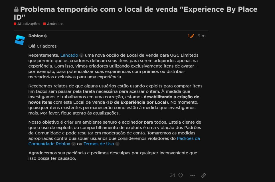 RTC em português  on X: ÚLTIMAS NOTÍCIAS: Em uma possível tentativa de  forçar o uso de cabeças dinâmicas, o Roblox começou a TIRAR diversos rostos  clássicos de venda no catálogo! 😐